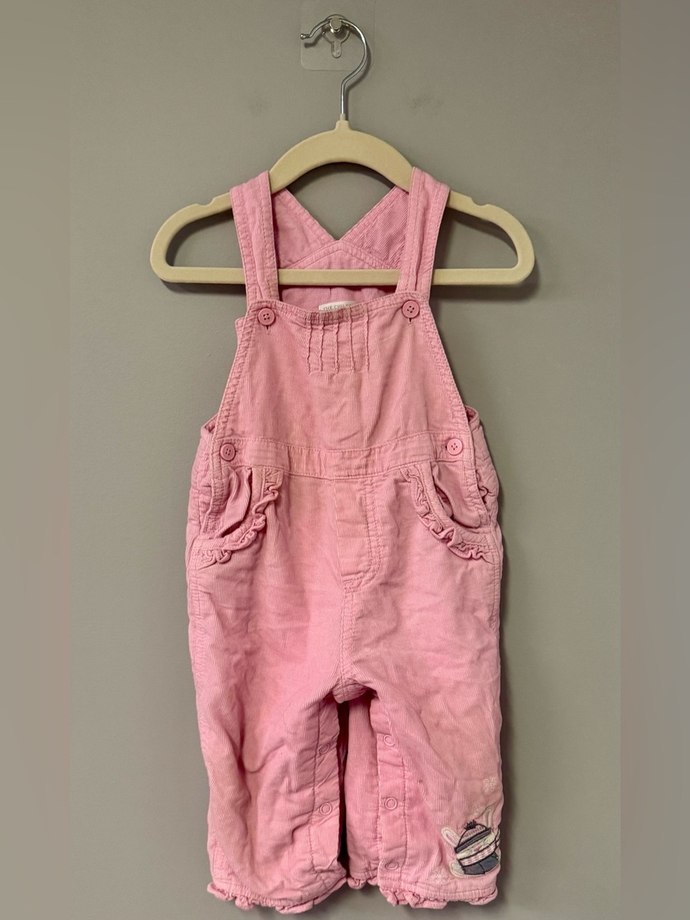 The Children's Place Pink Corduroy Girls' Overalls